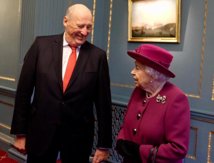 Queen Elizabeth and King Harald are both patrons of the Anglo-Norse Society. Photo: The Royal Court, UK
